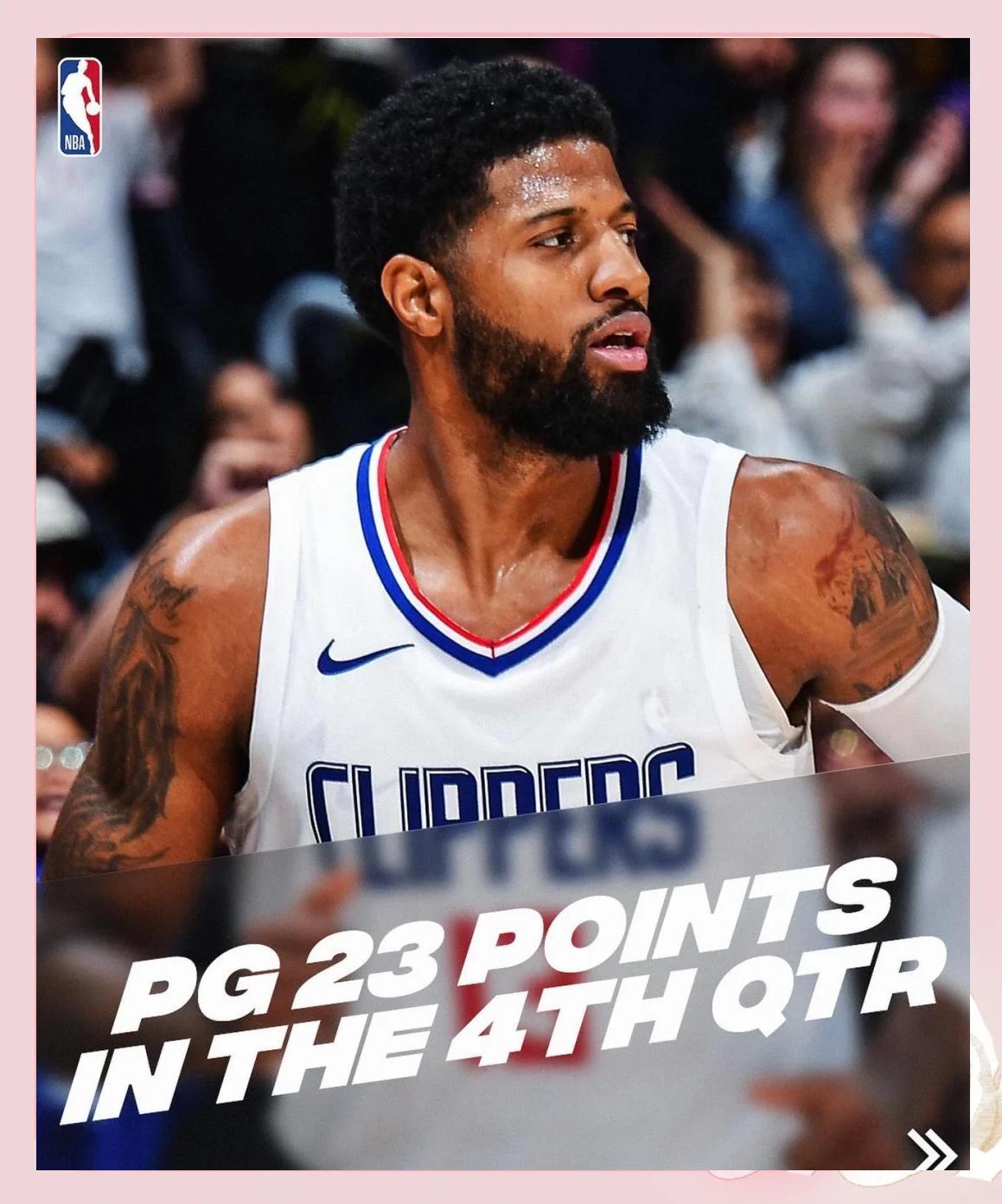 快船主场大胜勇士，乔治35分独砍的简单介绍